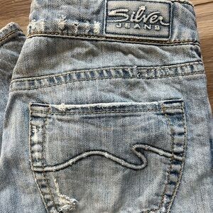 Silver Women’s Aiko Flare Jeans Size 30